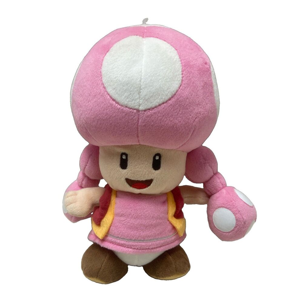 Little Buddy Super Mario Bros Toadette 8" Stuffed Animal Plush Toy Doll